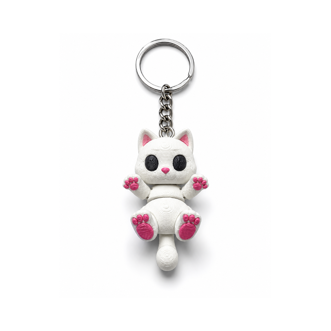 Pawmi | Articulated Cat Keychain