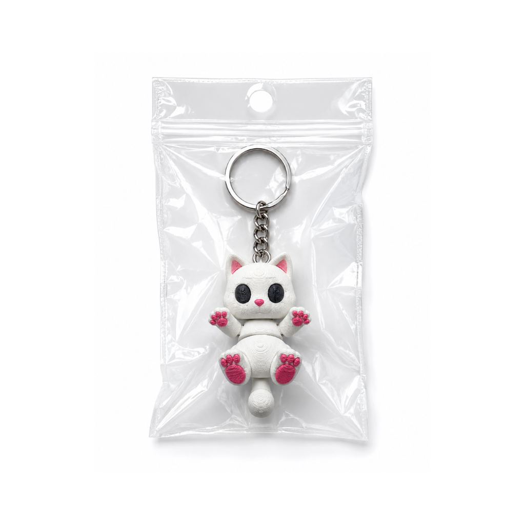Pawmi | Articulated Cat Keychain
