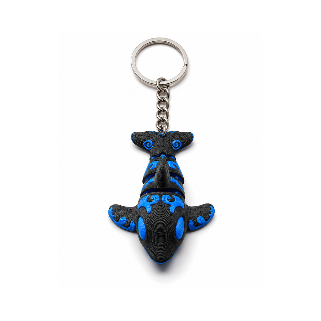 Obsidryx | Articulated Dragon Keychain