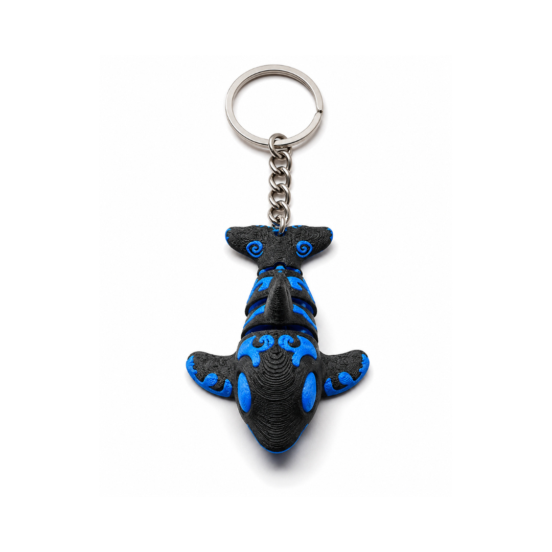 Obsidryx | Articulated Dragon Keychain