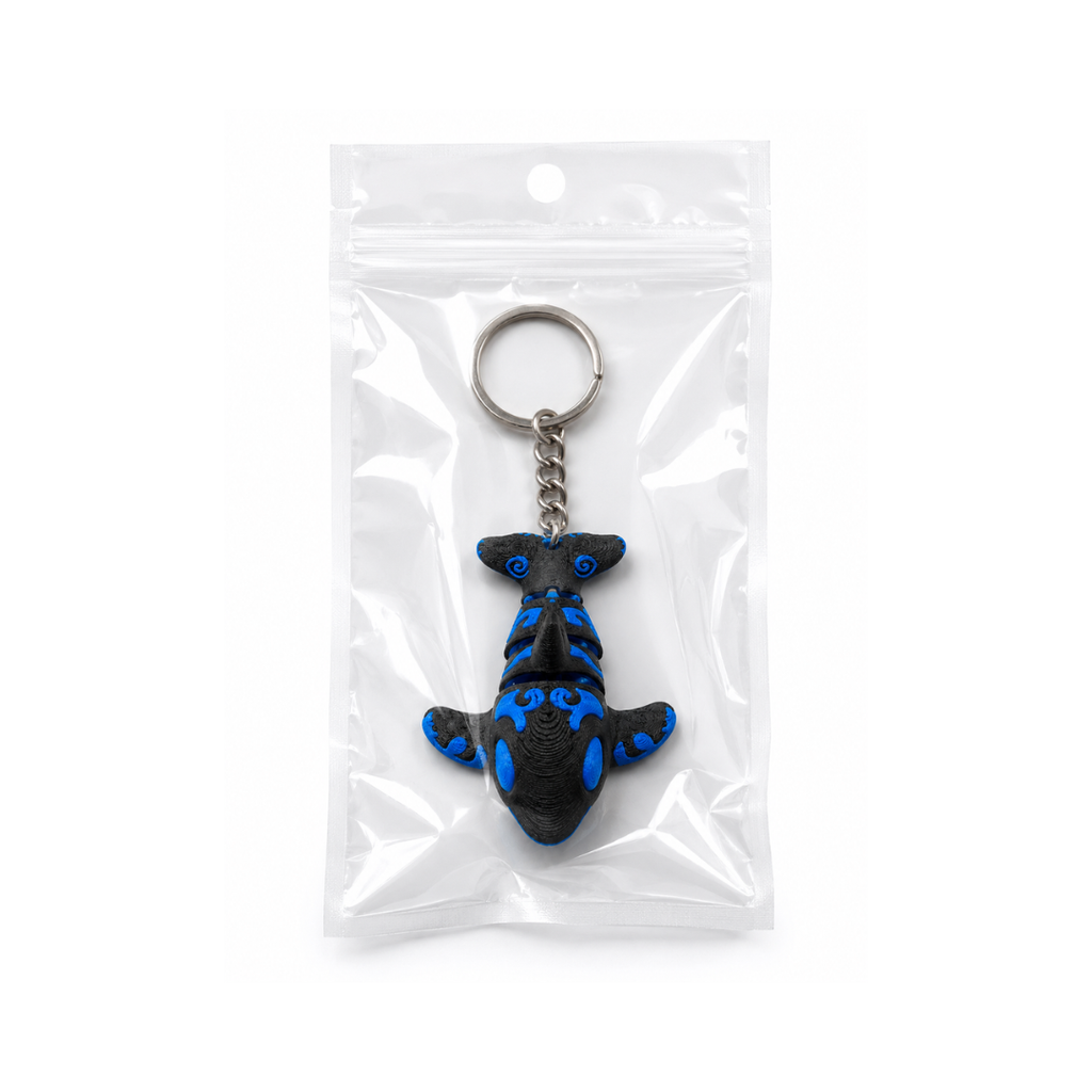 Obsidryx | Articulated Dragon Keychain