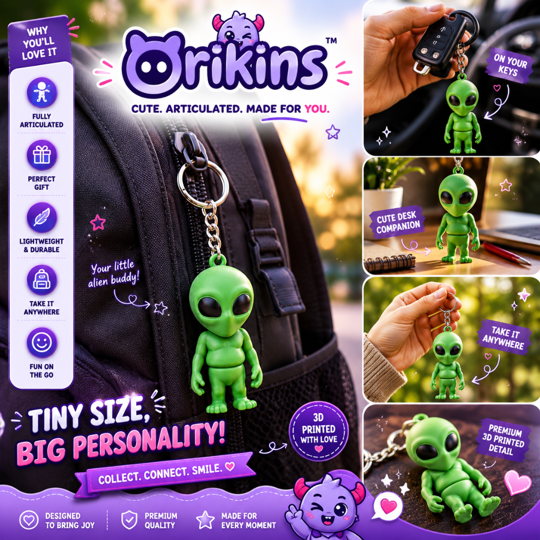 Zorbi | Alien Keychain