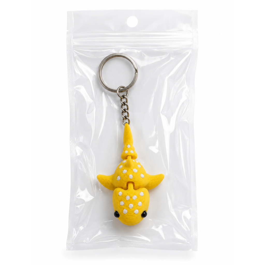 Finzor | Articulated Dragon Keychain