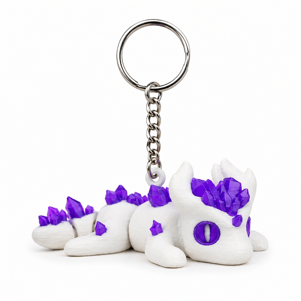 Lumicryst | Articulated Dragon Keychain