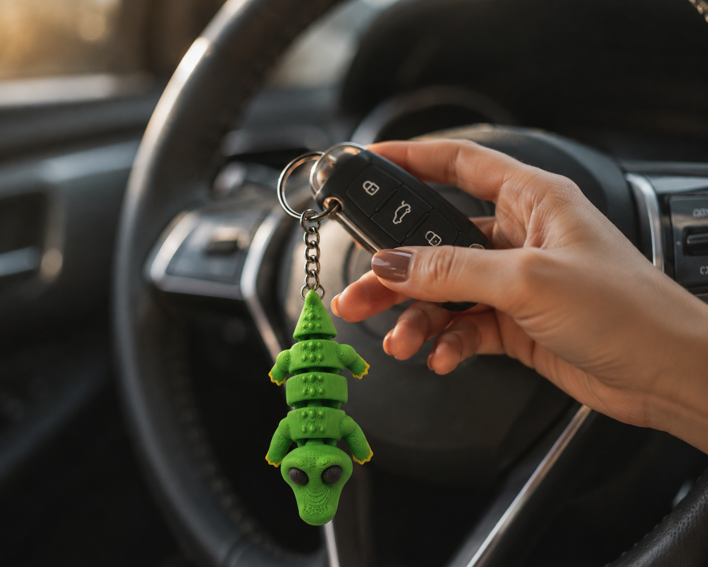 Swampix | Articulated Dragon Keychain